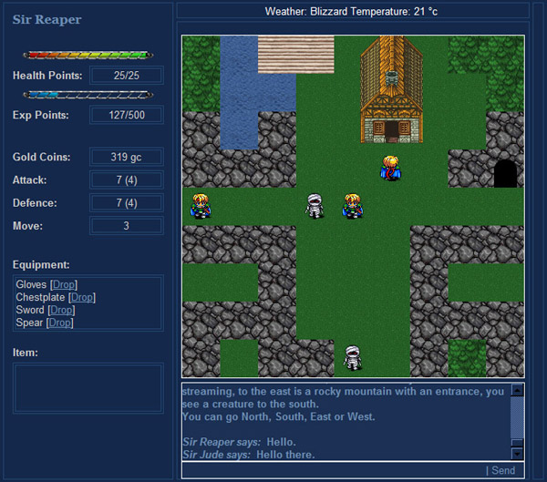 Screenshot Of PHP Game